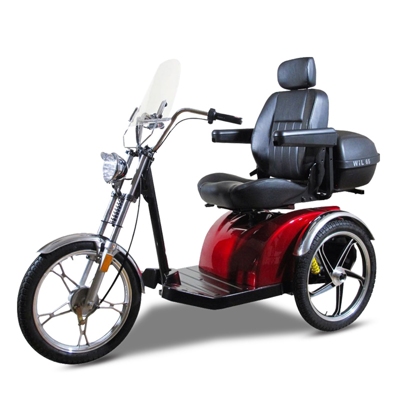 S33 Red 3 Wheel Electric Scooter para sa mga matatanda
